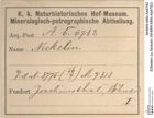 Etiketten zu Nickelin (NHMW-MIN-Ab6782)